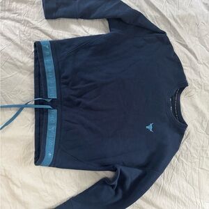 Under Armour Project Rock Crewneck Sweater with Turquoise Trim